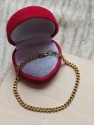 Bransoletka unisex bransoletka stal nierdzewna bransoletka kolor złoty