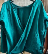 Turkusowa Bluzka Damska - Moraj Collections