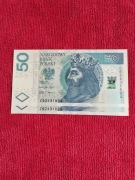 50 zł 2017r. UNC z paczki bankowej ser.CB