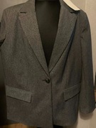 ZARA żakiet marynarka wdzianko narzutka oversize duża szary melanż