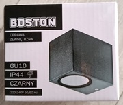 Oprawa elewacyjna czarna BOSTON GU10 IP44 kinkiet nowa