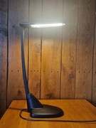 czarna lampka biurkowa * dwie jarzeniówki / świetlówki