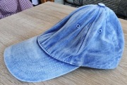 Marcinec jeansowa czapka z daszkiem niebieska