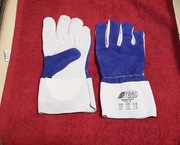 Rękawice spawalnicze Nitras Skórzano Kevlarowe Antyprzecięciowe Cut F    