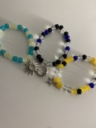 Matching bransoletki słońce,księżyc i gwiazda 