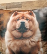 Dumny chow-chow poszewka na poduszkę 