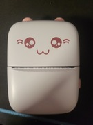 DRUKUŚ MINI DRUKARKA TERMICZNA PRZENOŚNA KOT DLA DZIECI NA PREZENT ROLKA