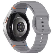 Pasek Silikonowy do Samsung Galaxy Watch 7 40mm/44mm Space Gray/Szary
