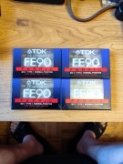 Zestaw 4 kaset magnetofonowych TDK 90