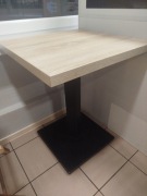2 stoliki loftowe używane  60x60 blat