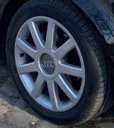 Felgi AUDI 17 z oponami letnimi z  2025  za Kpl. odbiór osobisty