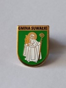Herb gmina Suwałki przypinka pin metaliczna odznaka wpinka