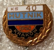 Odznaka HUTNIK Kraków 40 lat