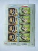 arkusz 5265-66 Ptaki Argentyny oraz Polski kas FDC