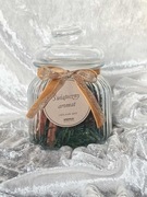 Świeca, sojowa, świecznik, stroik, święta, Boże Narodzenie.