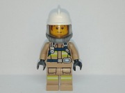 Lego figurka City Strażak z butlą 