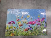 Obraz na płótnie Polne kwiaty łąka 90x60 cm canvas