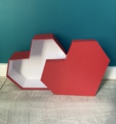 Pudełko w kształcie serca 30x30x10 cm