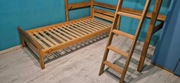 Łóżko piętrowe drewniane
