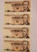 100 zlotych LA 2613498, LD 4719966, LD 4719961, LD 4719960