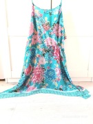 Pareo plażowe w kwiaty