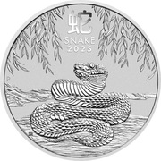 Lunar III Rok Węża 2 uncje srebra 2025