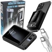 POWERBANK INDUKCYJNY MAGSAFE MINI Z WYŚWIETLACZEM LED
