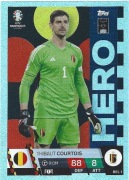 TOPPS MATCH ATTAX EURO 2024 HERO THIBAUT COURTOIS BELGIA BEL 1