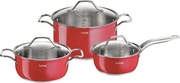 Zestwaw garnków Tefal Intuition Colors (B903S374) 3 garnki + 3 przykrywki