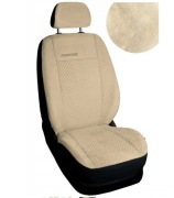 Uniwersalny pokrowiec Samochodowy alkantara, profilowany, zagłówek