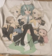Cropp x Vocaloid Hatsune Miku - damska S, oficjalny nadruk ufyako CFM, 