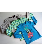 Bluzki zestaw 3 szt 122 /128 C&A, 5.10.15