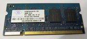 Pamięć RAM do drukarki do laptopa 256MB DDR2 200pin 1,8V Nanya sodimm