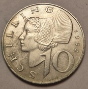 Moneta 10 schillingów Austria 1992