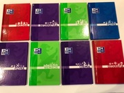 Brulion OXFORD A5/80k kratka, okładka kartonowa twarda laminowana przedm.