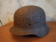 Hełm M40 M42 niemiecki stahlhelm wykopek militaria antyk