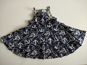 Sukienka marynarska rozm. 86