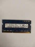 Pamięć RAM Laptop SK hynix 4GB DDR3L 1600MHz PC3L-12800S
