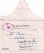 Poczta jeniecka- M.Stamlager I A.Stalback - 1942 Prusy Wschodnie