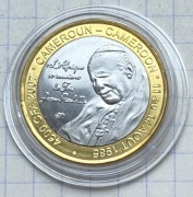 #3070 Kamerun 4500 franków CFA 2007 JPII UNC