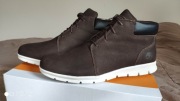 Timberland Graydon czekoladowe ciemnobrązowe skórzane sneakersy rozm 44,5