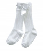Bawełniane podkolanówki kokardka ABS 2-4l 11-16cm 