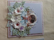 Kartki 3d ręcznie robione w pudełku komunia 