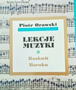 3: L.muzyki Kwintesencje pasaże barokowe;Podróże do wnętrza opery barokowej