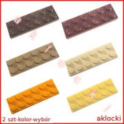 LEGO 3795 PŁYTKA 2x6 brązowy ciem/Redd Tan Dark Tan pomarańczowy żółty