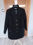 Carina płaszczyk damski ocieplany 4xl / 48 czarny