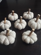 Zestaw 7 dyń z materiału 