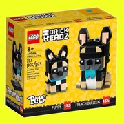 #NOWE# LEGO 40544 PIES BULDOG FRANCUSKI BRICKHEADZ Trójmiasto