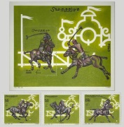 Somalia 2001 Polo (MNH) komplet 3 znaczków + blok