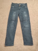 Jeansy ZaraGirls rozm 118, rurki z suwakami, casual collection,używane